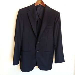 Loro Piana X SHIPS Black Suit Jacket Men's Size 44 / US 34 Small